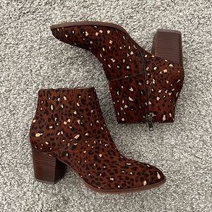 Madewell Leopard Calf Hair Boots